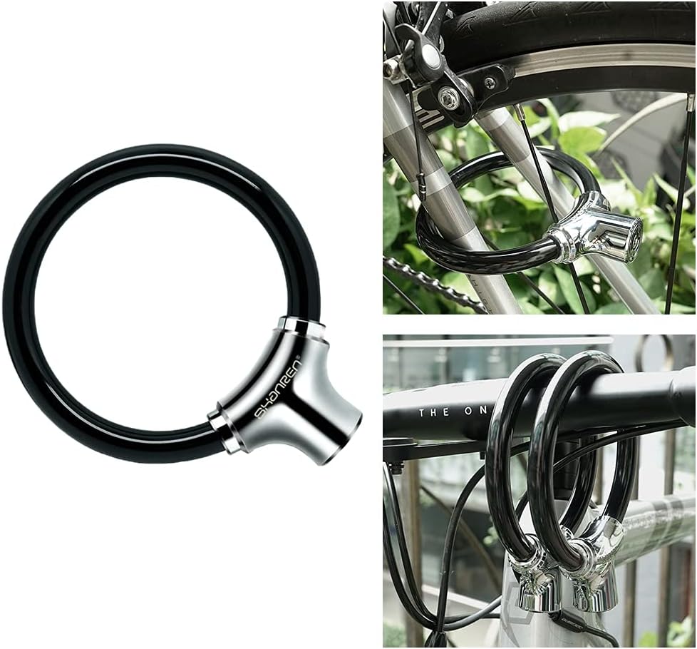 Portable Anti-theft Bike Lock Zinc Alloy Ring Lock