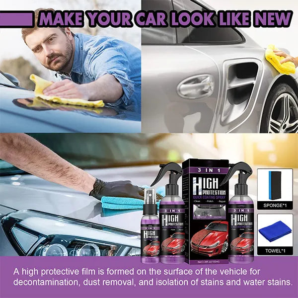 Taiwan Technology ✈️ Nano Molecular High Protection Car & Bike Coating Spray | First Time In Pakistan😍💫