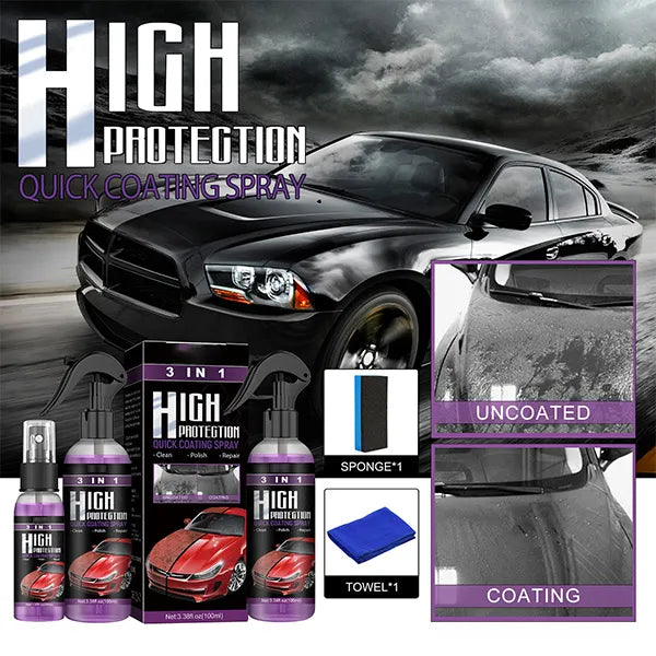 Taiwan Technology ✈️ Nano Molecular High Protection Car & Bike Coating Spray | First Time In Pakistan😍💫