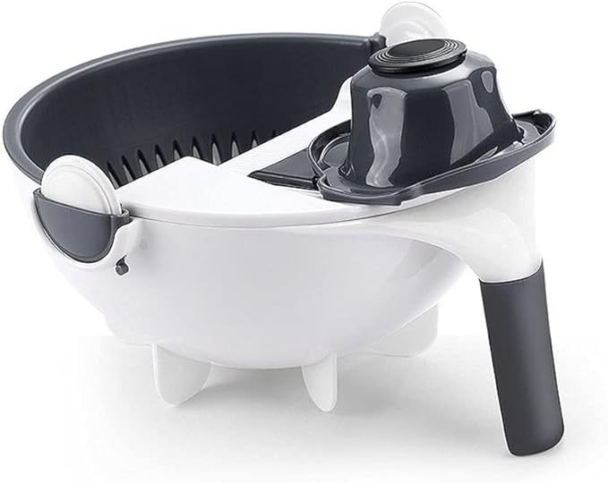 9 in 1 Multifunctional Vegetable Cutter With Drain Basket