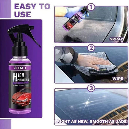 Taiwan Technology ✈️ Nano Molecular High Protection Car & Bike Coating Spray | First Time In Pakistan😍💫