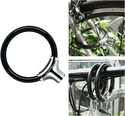Portable Anti-theft Bike Lock Zinc Alloy Ring Lock