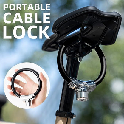 Portable Anti-theft Bike Lock Zinc Alloy Ring Lock