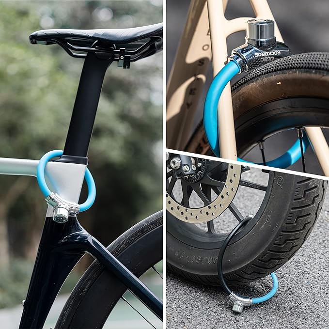 Portable Anti-theft Bike Lock Zinc Alloy Ring Lock