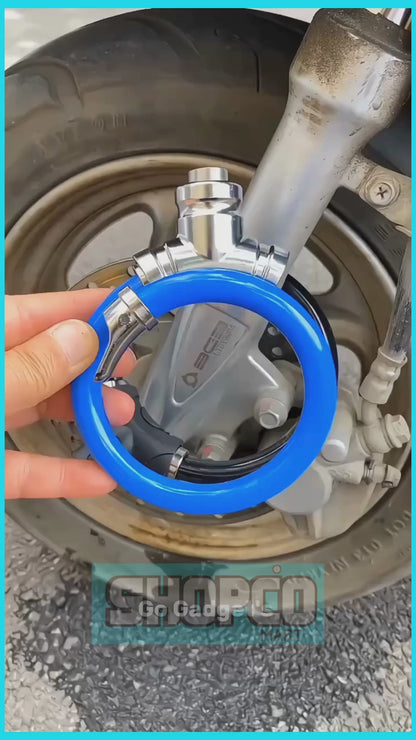 Portable Anti-theft Bike Lock Zinc Alloy Ring Lock