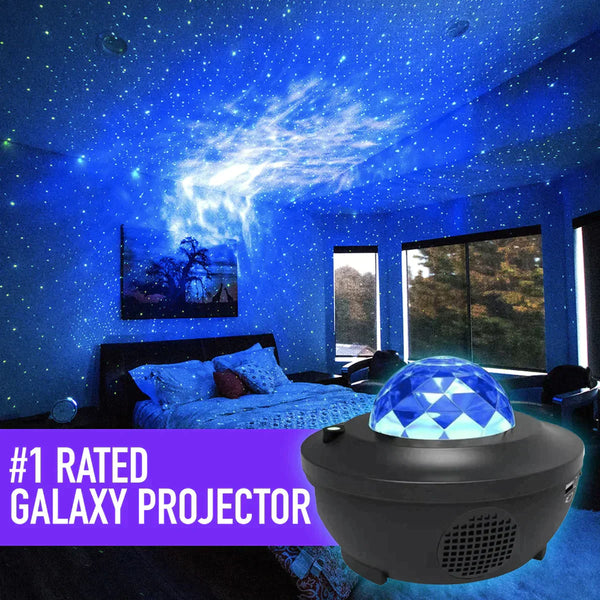 3D Galaxy Projector Laser Light Bluetooth Speakers